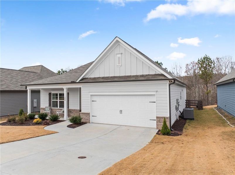 Front exterior of a new home in , Dawsonville, GA, highlighting curb appeal (Image 25).