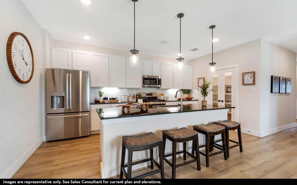 Furnished interior view inside a new home in Pecan Estates, Crosby (Image 8).
