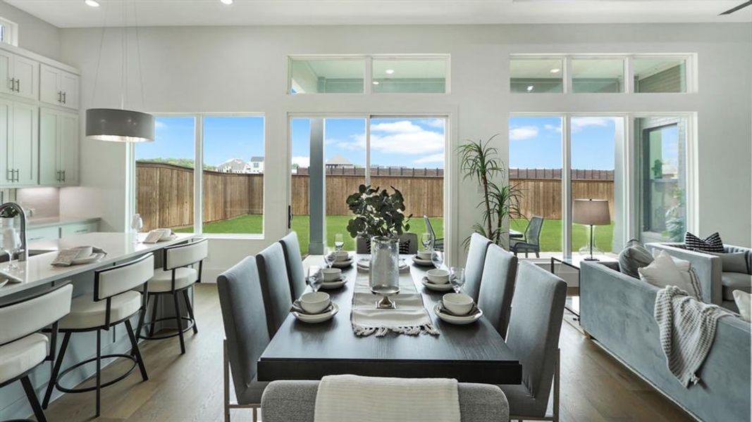 Furnished interior view inside a new home in Rio Vista at Kelly Ranch, Aledo (Image 18).