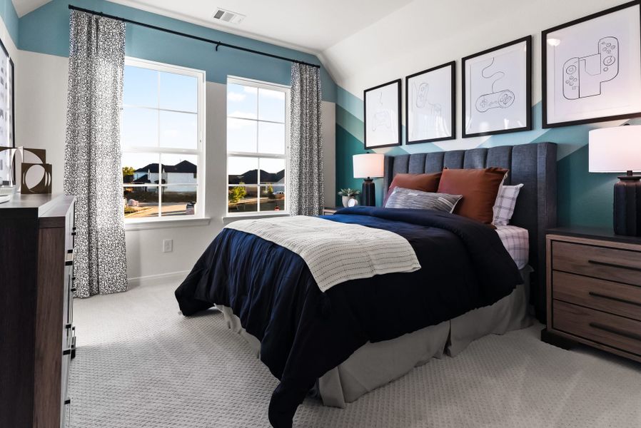 Furnished interior view inside a new home in Meadow Run, Melissa (Image 26).