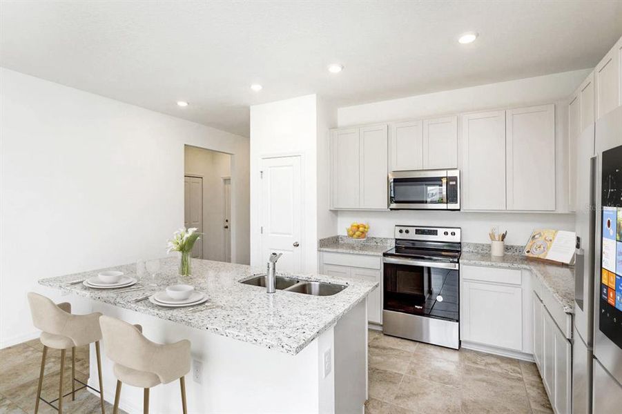 Furnished interior in a model home at Annabelle Estates in Winter Haven (Image 25).