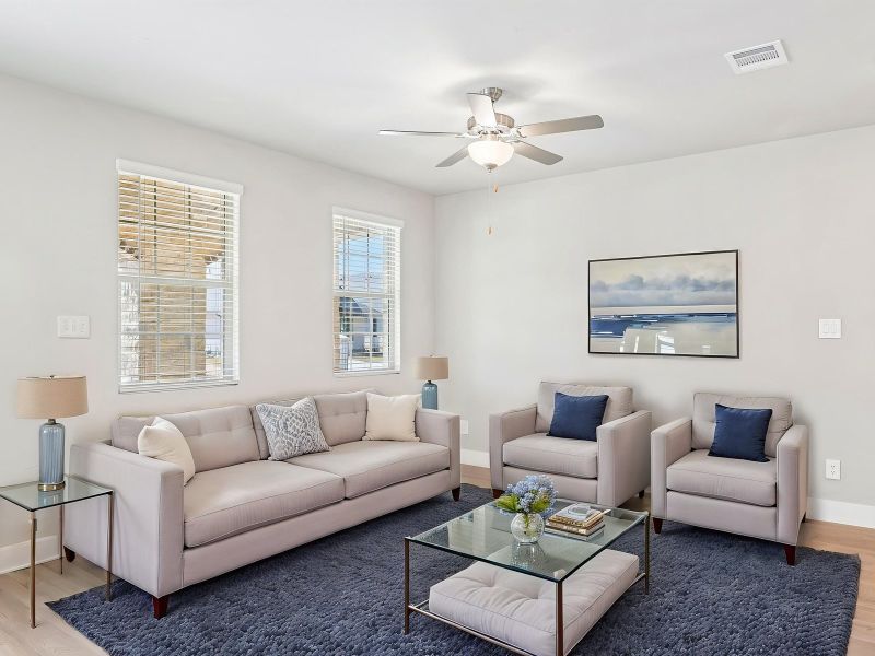 Furnished interior view inside a new home in Oak Ridge Park, Corinth (Image 6).