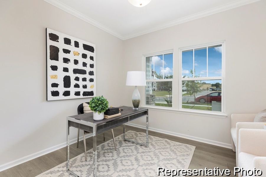 Furnished interior view inside a new home in Morrow Brook, Albemarle (Image 10).