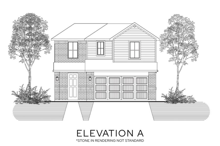 Representative rendering of the exterior for the The Sablewood by Lillian Custom Homes (Image 3). Representative rendering of the exterior for the The Sablewood by Lillian Custom Homes (Image 3).