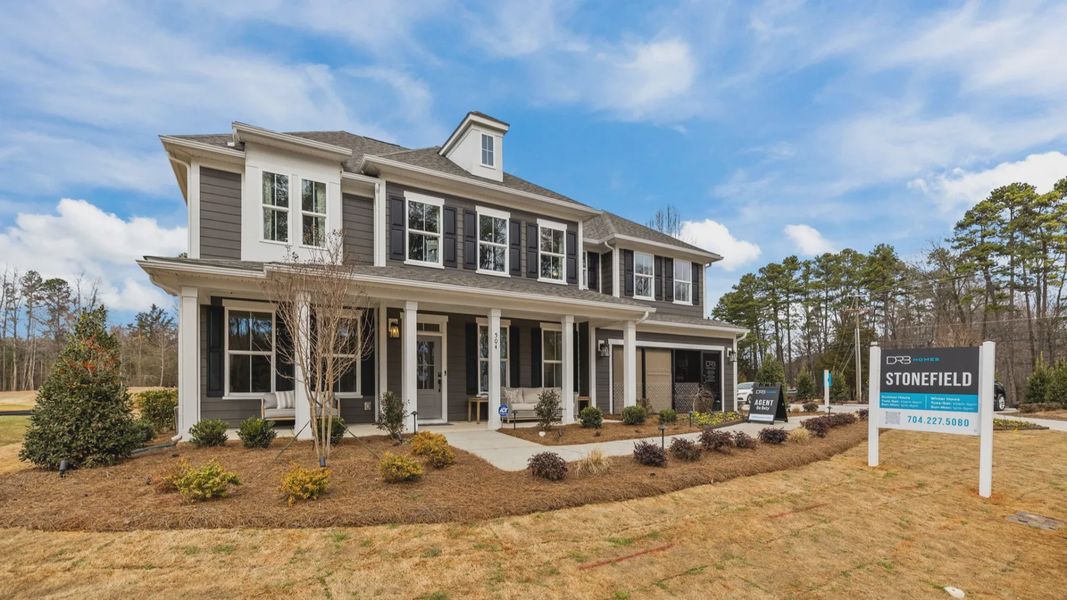 The Stonefield Home Plan in Michaux Garden by DRB Homes in Belmont, NC.