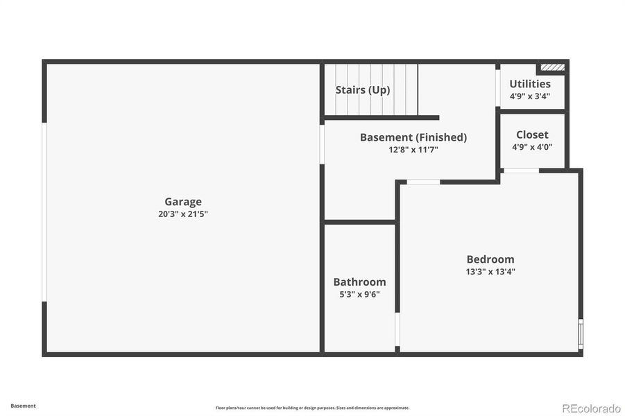 2D floor plan layout of this home in , Colorado Springs, CO (Image 4).