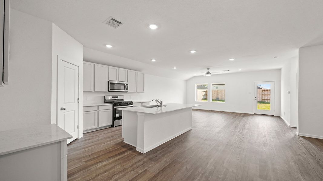 Representative unfurnished interior of a home built from the Harris by D.R. Horton in Cypress Green, Hockley (Image 10). Representative unfurnished interior of a home built from the Harris by D.R. Horton in Cypress Green, Hockley (Image 10).