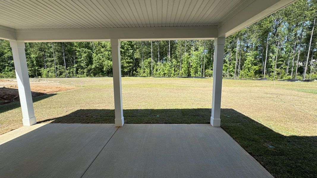 Exterior details and patio area of a home in Watson Hill, Summerville (Image 21).