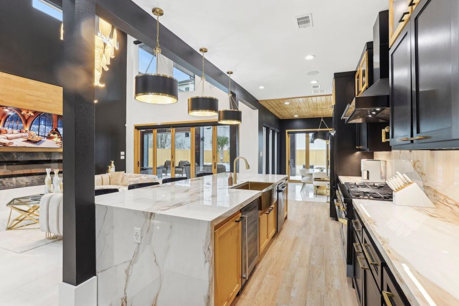 Furnished interior view inside a new home in , Houston (Image 16).