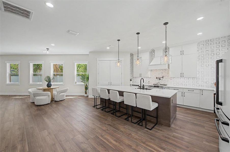 Furnished interior view inside a new home in , Tampa (Image 18). Furnished interior view inside a new home in , Tampa (Image 18).