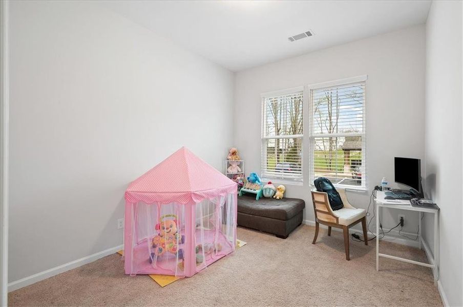 Furnished interior view inside a new home in Enclave at Edgewater, Holly Springs (Image 41).