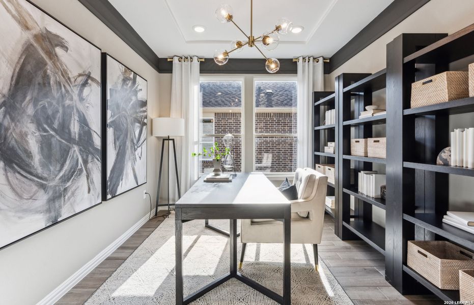 Furnished interior view inside a new home in Del Webb New Braunfels at Veramendi, New Braunfels (Image 21).