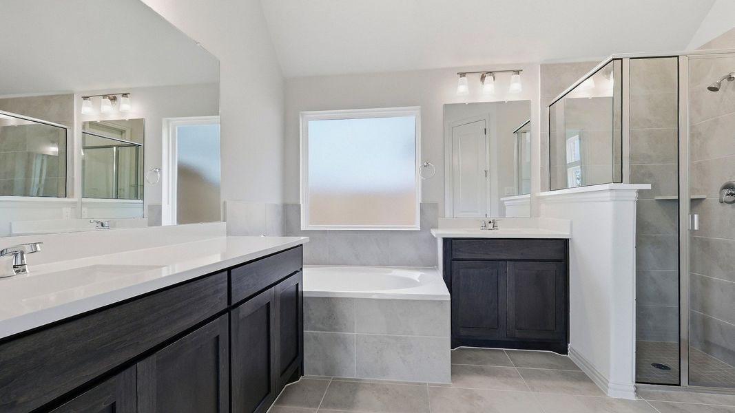 Furnished interior view inside a new home in Anna Ranch, Anna (Image 29). Furnished interior view inside a new home in Anna Ranch, Anna (Image 29).