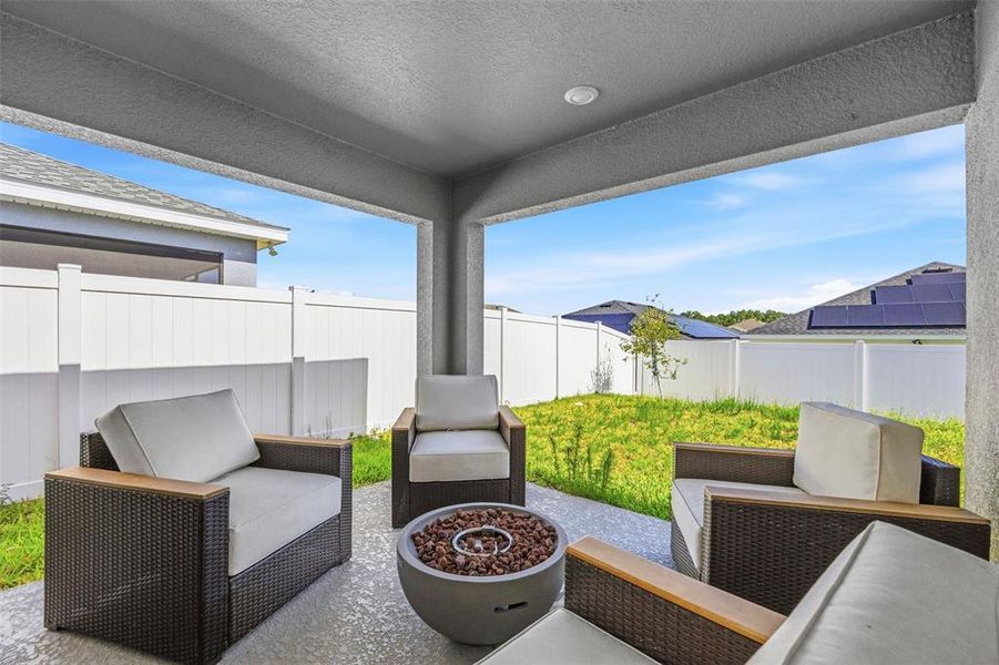 Exterior details and patio area of a home in Astonia, Davenport (Image 4). Exterior details and patio area of a home in Astonia, Davenport (Image 4).
