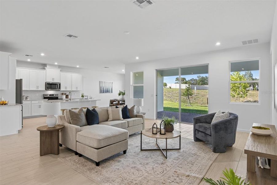 Furnished interior view inside a new home in , Clermont (Image 8).
