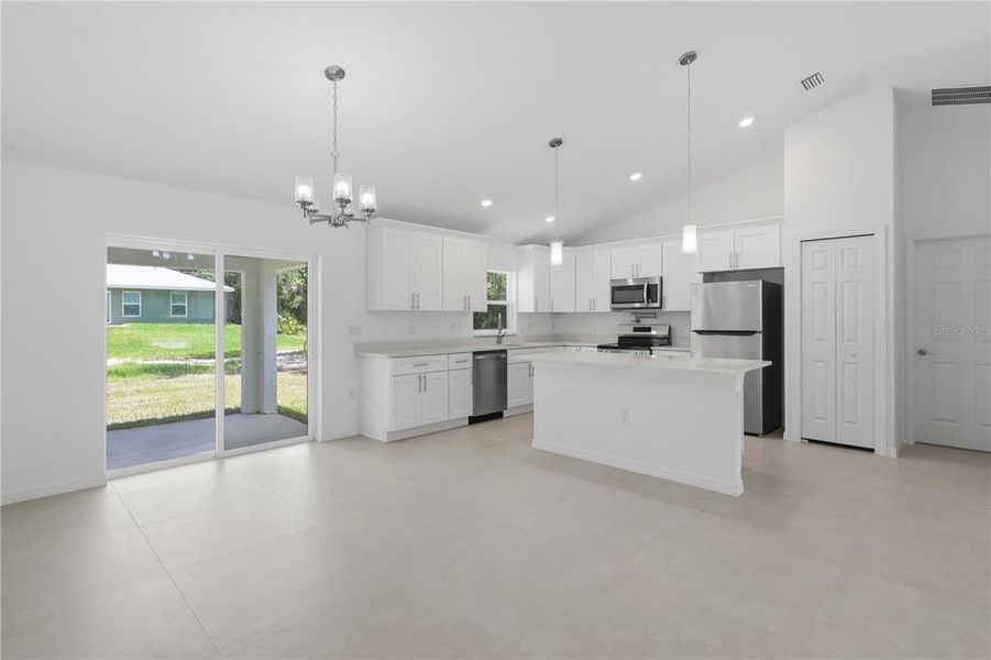Furnished interior view inside a new home in , Ocklawaha (Image 25). Furnished interior view inside a new home in , Ocklawaha (Image 25).