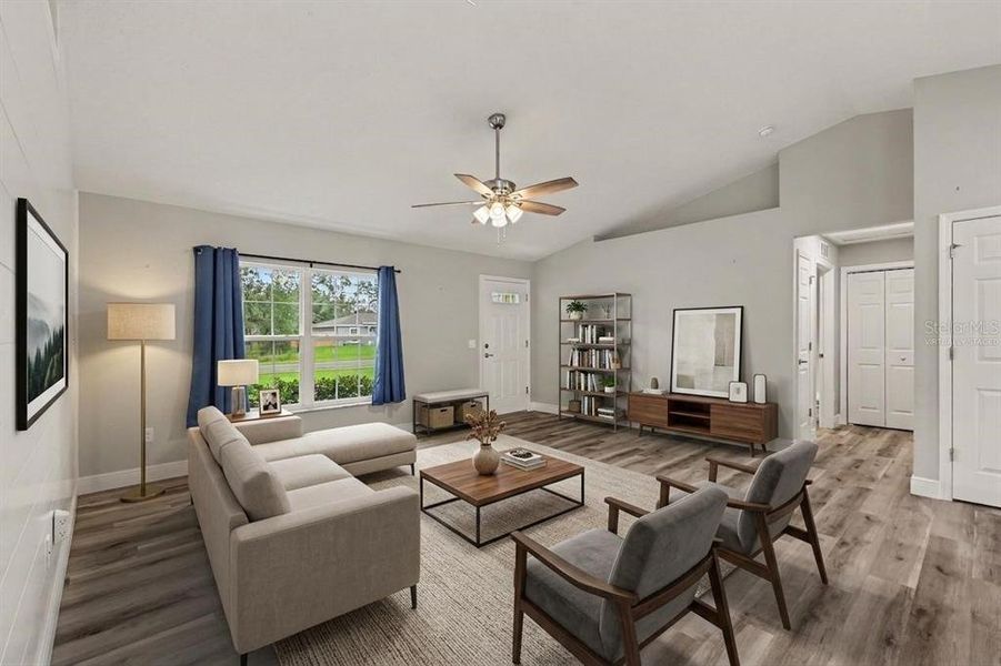 Furnished interior view inside a new home in , Citrus Springs (Image 6).