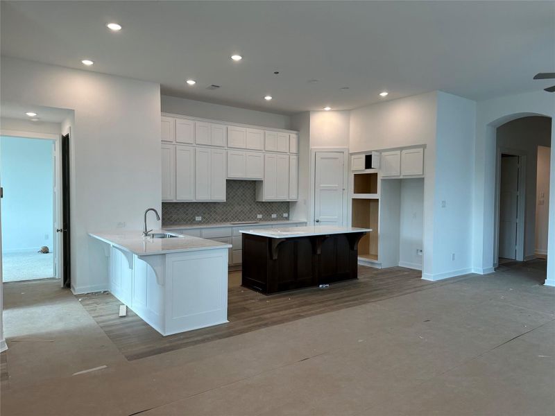 In-progress construction of a new home in Meridiana, Manvel, TX (Image 9).
