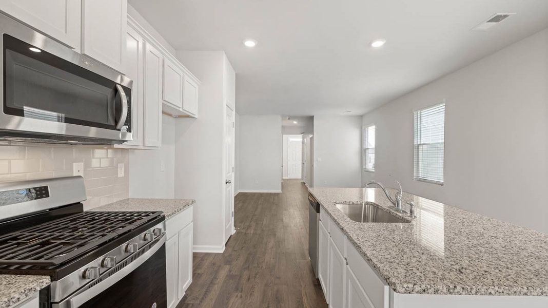 Furnished interior view inside a new home in The Abbey at Trolley Run Station, Aiken (Image 7).
