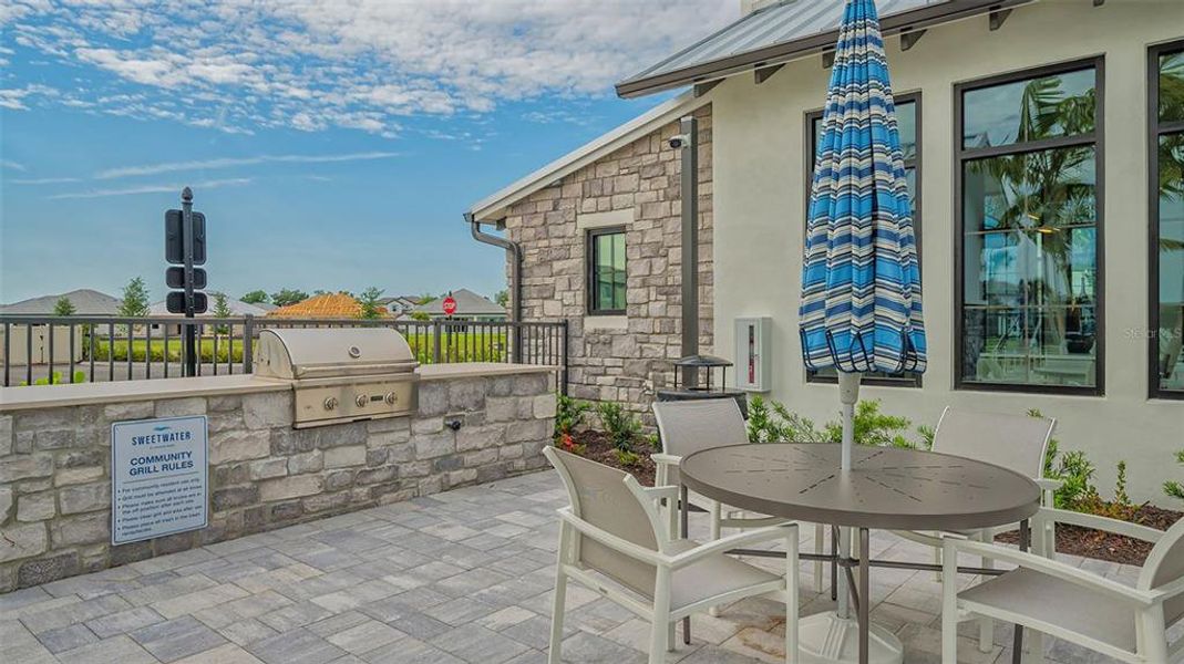 Exterior details and patio area of a home in , Bradenton (Image 22).