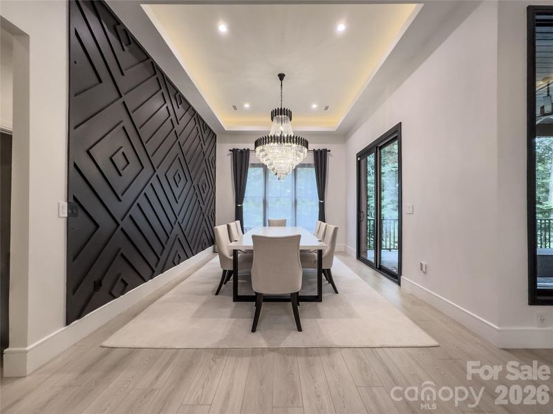 Furnished interior view inside a new home in , Hickory (Image 8).