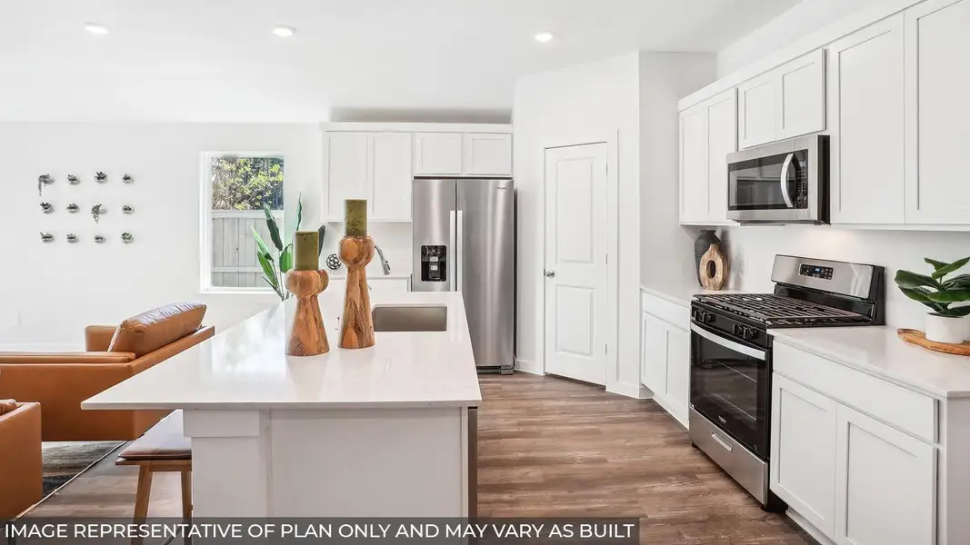 Furnished interior view inside a new home in Newport Pointe, Crosby (Image 15).