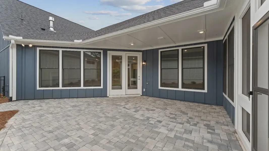 Exterior details and patio area of a home in The Courtyards at Redbud Lane, Canton (Image 23). Exterior details and patio area of a home in The Courtyards at Redbud Lane, Canton (Image 23).