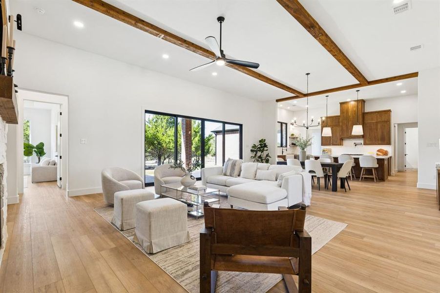 Furnished interior view inside a new home in , Waxahachie (Image 10). Furnished interior view inside a new home in , Waxahachie (Image 10).