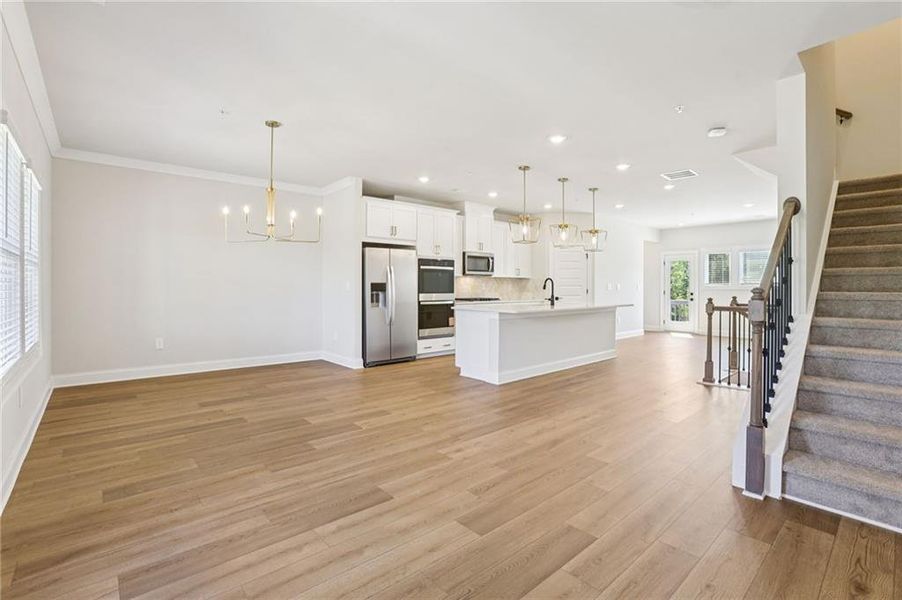 Spacious, unfurnished interior of a new home in Hemingway - Highland Series, Cumming (Image 37). Spacious, unfurnished interior of a new home in Hemingway - Highland Series, Cumming (Image 37).