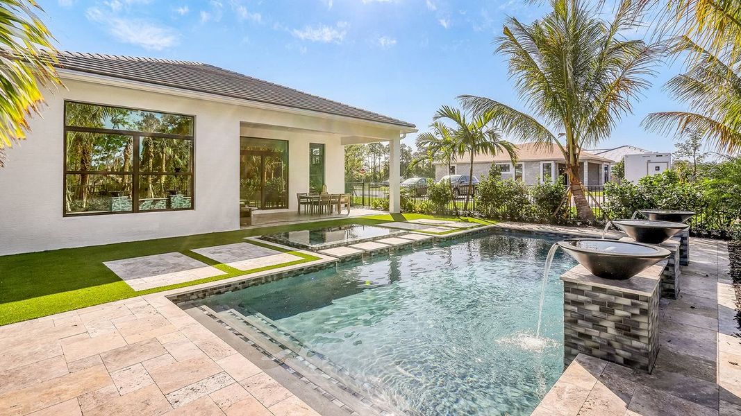 Representative exterior details of a home built from the Julia by Kolter Homes in The Cove at Park Trace, Stuart (Image 21).