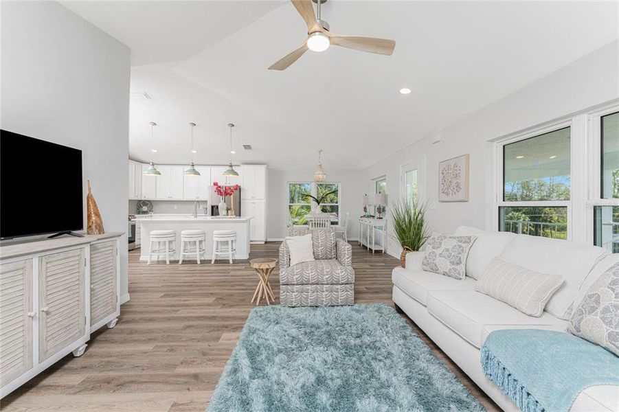 Furnished interior view inside a new home in , Port Charlotte (Image 7). Furnished interior view inside a new home in , Port Charlotte (Image 7).