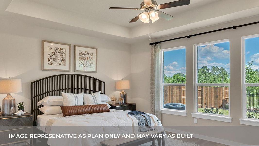 Furnished interior view inside a new home in Rosenbusch Ranch, Leander (Image 11).