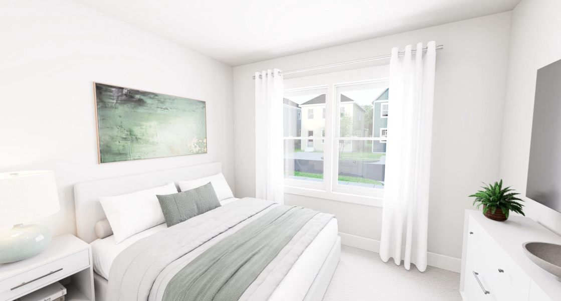 Furnished interior view inside a new home in Ponder, Wendell (Image 9).