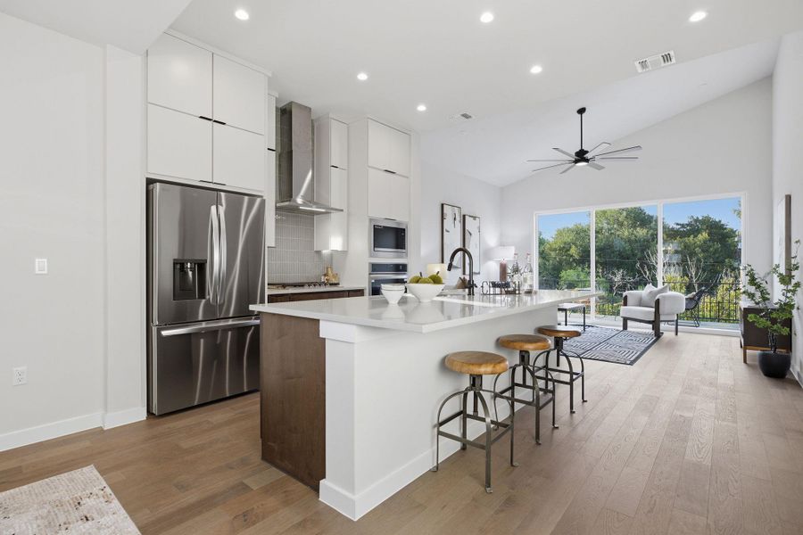 Furnished interior view inside a new home in , Austin (Image 15).