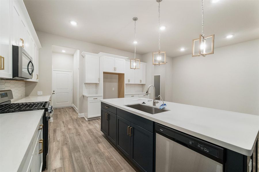 Furnished interior view inside a new home in Bridgeland: Signature Collection, Cypress (Image 2).