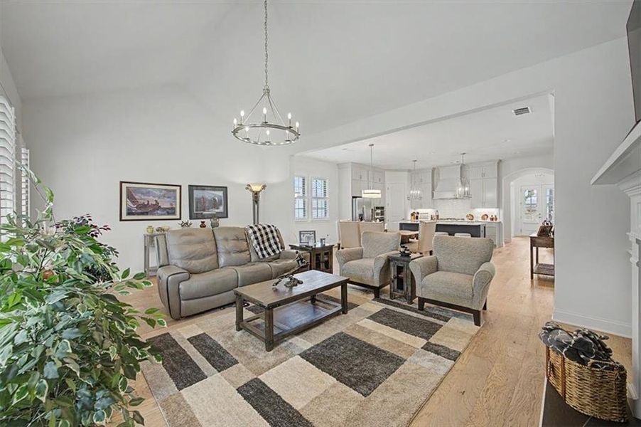Furnished interior view inside a new home in Lakeside at River Green, Canton (Image 21).