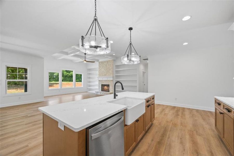 Furnished interior view inside a new home in , Monroe (Image 12).