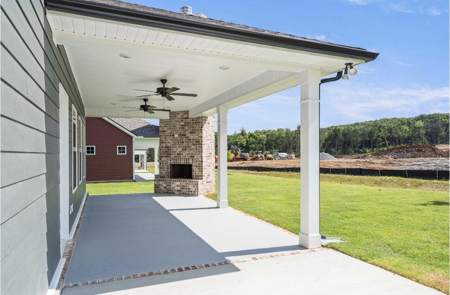 Front exterior of a new home in Brewer Point, Murfreesboro, TN, highlighting curb appeal (Image 12).