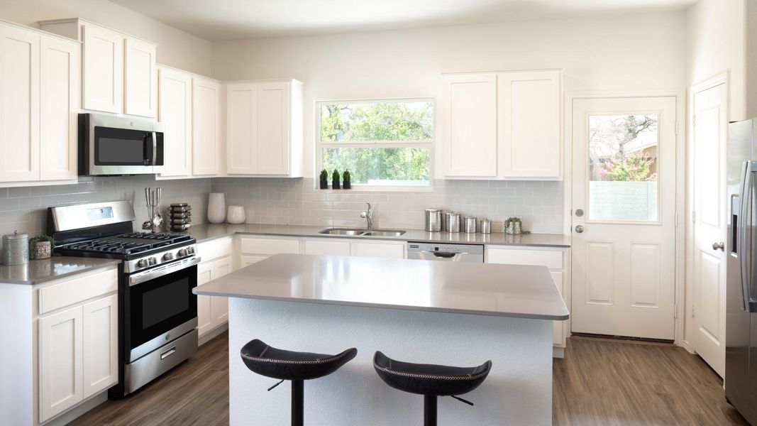 Furnished interior view inside a new home in Meadowlark Preserve, Pflugerville (Image 8).