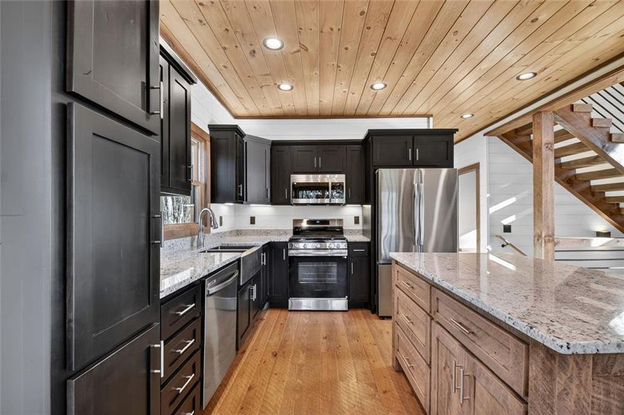 Furnished interior view inside a new home in , Ellijay (Image 6).