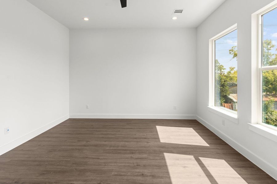 Spacious, unfurnished interior of a new home in , Houston (Image 27). Spacious, unfurnished interior of a new home in , Houston (Image 27).
