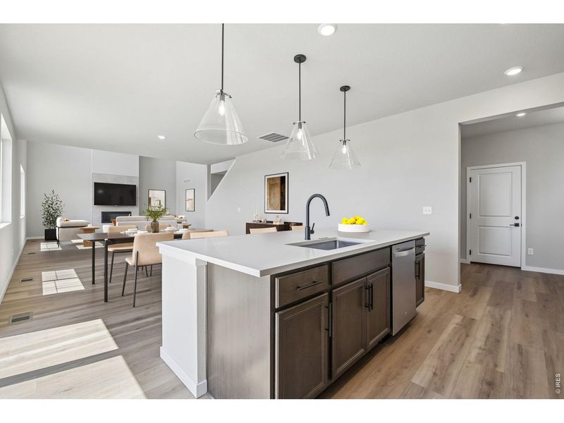 Furnished interior view inside a new home in Farmstead, Berthoud (Image 8).