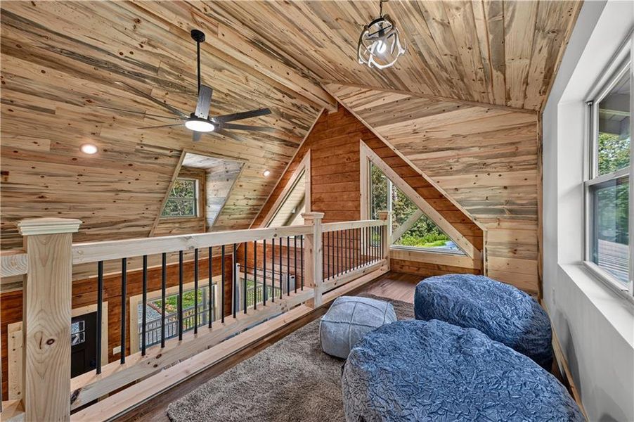 Exterior details and patio area of a home in , Ellijay (Image 23).