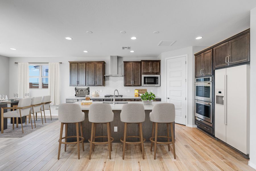 Representative furnished interior of a home built from the Redrock by Taylor Morrison in Artisan at Asante Passage Collection, Surprise (Image 2).