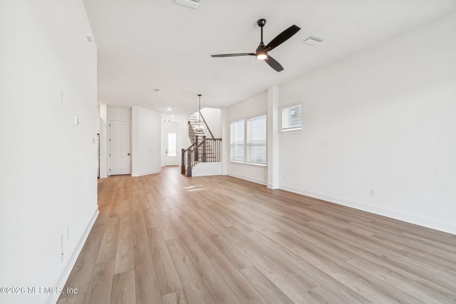 Spacious, unfurnished interior of a new home in Granville at eTown 38', Jacksonville (Image 24). Spacious, unfurnished interior of a new home in Granville at eTown 38', Jacksonville (Image 24).