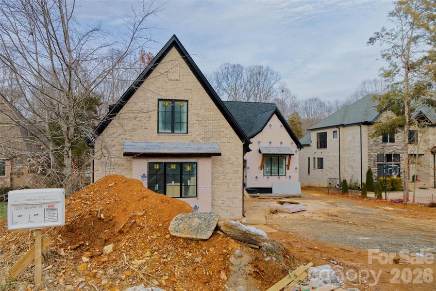 In-progress construction of a new home in , Indian Trail, NC (Image 19).
