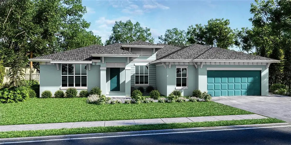 Front exterior of a new home in , Englewood, FL, highlighting curb appeal (Image 11).