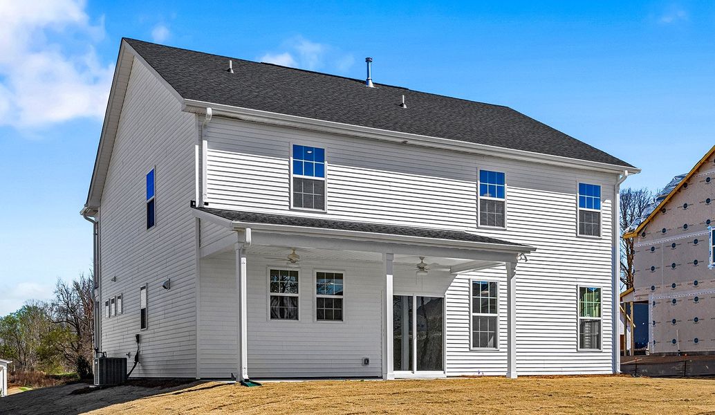 Exterior details and patio area of a home in Fieldstone, Lexington (Image 29).