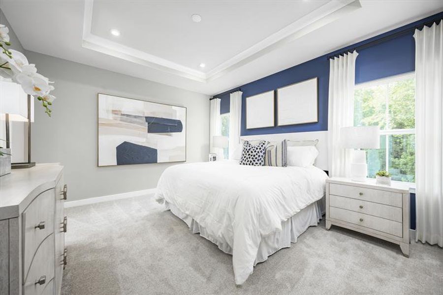 Furnished interior view inside a new home in Moore Farm Townhomes, Indian Trail (Image 9).