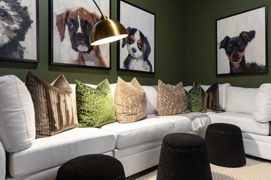 Representative Entertainment Room - some options shown